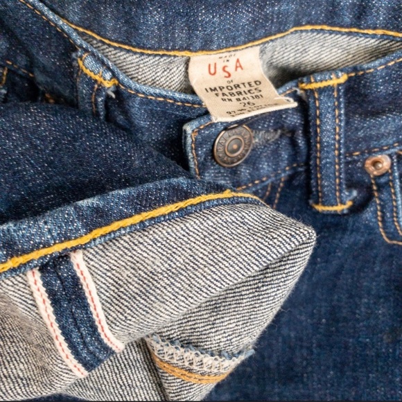 RRL Japan SELVEDGE DENIM size 26 skinny fit - Picture 4 of 6